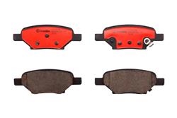 Brake Pads, NOA Ceramic, Chevrolet, Pontiac, Saturn, Rear, Set