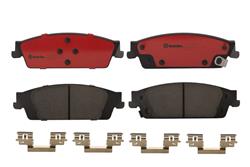 Brake Pads, NOA Ceramic, Cadillac, Chevrolet, GMC, Rear, Set
