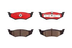 Brake Pads, NOA Ceramic, Chrysler, Dodge, Plymouth, Rear, Set