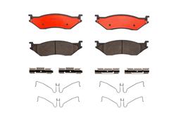 Brake Pads, NOA Ceramic, Ford, Front, Rear, Set