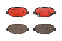 Brake Pads, NOA Ceramic, Chrysler, Dodge, Ram, Volkswagen, Rear, Set