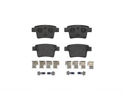 Brake Pads, Brembo, Low-Met Semi-Metallic, Integrally Molded, Shims, with Hardware, Ford, Set