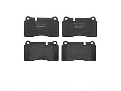Brake Pads, Brembo, Low-Met Semi-Metallic, Integrally Molded, Shims, Land Rover, Set