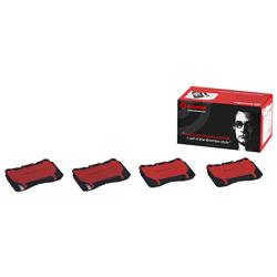 Brake Pads, Brembo, NAO Ceramic, Integrally Molded, Shims, with Hardware, Buick, Set