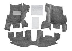 Floor Covering, BedRug, Passenger Area, Polypropylene, Charcoal, Padding, Jeep, Kit