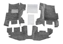 Floor Covering, BedRug, Front, Polypropylene, Charcoal, Padding, Jeep, Kit