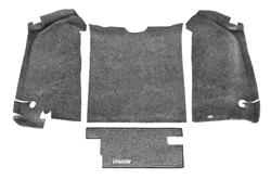 Floor Covering, BedRug, Cargo Area, Polypropylene, Charcoal, Padding, Jeep, Kit