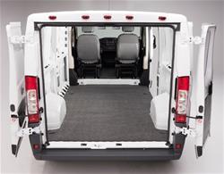 Floor Mat, VanRug, Cargo Area, Polypropylene, Charcoal, Padding, Ford, Each
