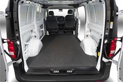 Floor Mat, VanRug, Cargo Area, TPO Composite, Charcoal, Padding, Mercedes-Benz, Each