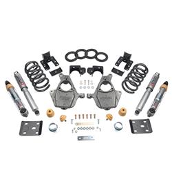 Lowering Kit, Coil Springs, 3-4 in. Front, 7 in. Rear, GM, Silverado, Sierra, Standard Cab, Kit