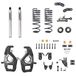 Lowering Kit, Spindle/Coil Spring, 2 in. Front, 3-4 in. Rear, Ram, 1500, Kit