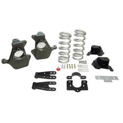 Suspension Lowering Kit, Ball Joint/Spacer Block, 2 in. Front, 2 in. Rear, Chevy, GMC, Kit