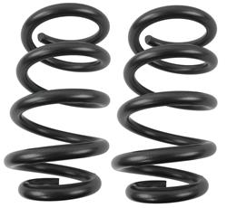 Lowering Springs, Front, Silver Powdercoated, Cadillac, Chevy, GMC, Pickup, Pair