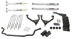 Suspension Lift Kit, Strut Kit/Leaf Spring Block, 4 in. Lift, with Front Swat Bar, Chevy, GMC, Kit