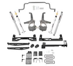 Suspension Lift Kit, Strut Kit/Leaf Spring Block, 6 in. Lift, with Front Sway Bar, Chevy, GMC, Kit