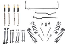 Suspension Lift Kit, Coil Spring/Coil Spring, 4 in. Lift, with Adjustable Shocks, Jeep, Wrangler, JL, Kit