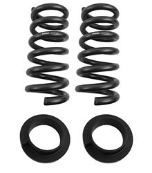 Lowering Springs, Front, Black, Chevy, GMC, RWD, Pair