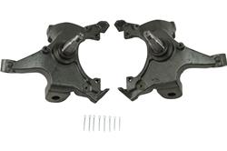 Spindles, Ductile Iron, 2 in. Drop, Chevy, GMC, Pickup, Pair