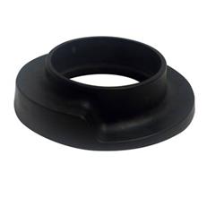 Spring Spacer, Molded Rubber, Black, 1.00 In. Height, Chevy, GMC, Front, Pair