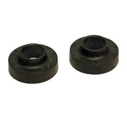 Spring Spacer, Isolators, Polyurethane, Black, 1.0 in. Thick, Chevy, GMC, Rear Upper, Pair