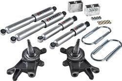 Suspension Lowering Kit, Street Performance Shock Absorbers, for Nissan, Kit