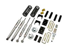 Suspension Lowering Kit, Coil Springs, Flip Kit, Shocks, 2 in. Front, 4 in. Rear, Toyota, Kit