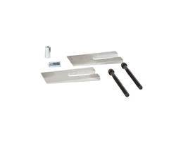 Axle Shims, Aluminum, 3 Degree, 2.5 in. Wide, Pair