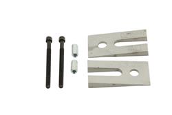 Axle Shims, Aluminum, 6 Degree, 2.5 in. Wide, Pair