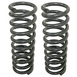 Lowering Springs, Front Coils, 1.0 in. Drop, Silver Powdercoated, Buick, Chevy, Oldsmobile, Pontiac, Pair