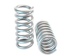 Lowering Springs, Front, Silver Powdercoated, Buick, Chevy, Pair