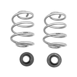 Coil Springs, Lowering, Rear, Silver Powdercoated, Chevy, GMC, Pair