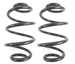 Lowering Springs, Rear, Silver Powdercoated, Chevy, GMC, Pickup, Pair