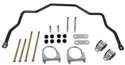 Sway Bar, Gunmetal, Steel, Rear, 1 in. Diameter, Chevy, GMC, Kit