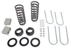 Suspension Lowering Kit, Coil/Spacer, 1-2 in. Front, 3 in. Rear, Chevy, GMC, Kit