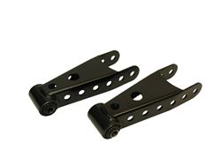 Shackles, 3 in. Drop, 3.0 in. Wide Spring, Chevy, GMC, Pickup, Crew Cab, Pair