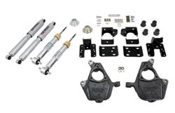 Lowering Kit, 3-4 in. Front, 5-6 in. Rear, Chevy, Pickup, RWD, Kit