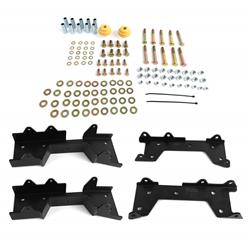 C-Section Kit, Steel, Black Powdercoated, Chevy, GMC, Pickup, RWD, Kit