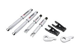 Lowering Kit, 2 in. Front, 2 in. Rear, Chevy, Pickup, AWD, Kit