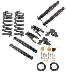 Lowering Kit, 3 in. Front, 4 in. Rear, Chevy, GMC, RWD, Kit