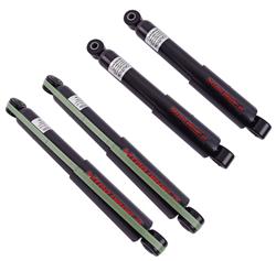 Shocks and Struts, Nitro Drop 2 Shock Kits, Stock/Lowered Ride Height, 0.00-5.0 in. Lowered Range, Adjustable Valving, Front and Rear, Chevy, Set of 4