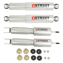 Shocks and Struts, Street Performance Shock Kits, Stock/Lowered Ride Height, 2.00-7.00 in. Lowered Range, Front and Rear, Chevy, GMC, Isuzu, Set of 4