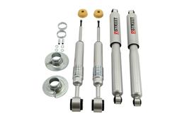 Shocks and Struts, Street Performance Shocks, Stock/Lowered Ride Height, 0.00-2.00 in. Lowered Amount Range, Front and Rear, Chevy, GMC, Set of 4