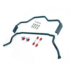 Anti-Sway Bars, Front and Rear, Solid Steel, Black Powdercoated, Buick, Chevy, Oldsmobile, Pontiac, Kit