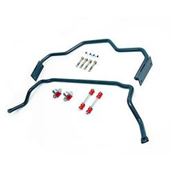 Anti-Sway Bars, Front and Rear, Solid Steel, Black Powdercoated, Ford, Mercury, Kit