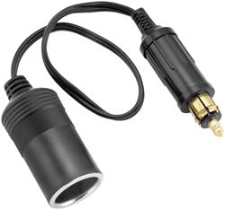 Cigarette Lighter Adapter, Male Plug, 12 V, 15 amps, Each