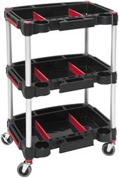 Multipurpose Motorcycle Work Cart, 3 Shelves, Each