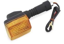 Turn Signal, OEM, Front, Rectangular, Incandescent, Amber Lens, Clear Bulb, for use on Honda®, Each