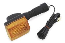 Turn Signal, OEM, Rear, Square, Halogen, Amber Lens, Clear Bulb, for use on Honda®, Each
