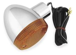 Turn Signal, OEM, Rear Left, Round, Incandescent, Amber Lens, Clear Bulb, for use on Honda®, Each