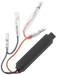 Turn Signal Resistors, LED, Cylinder Style, Plastic Housing, Pair